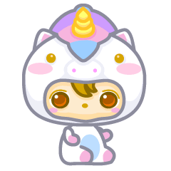 kiktoyz giphyupload baby unicorn middlefinger Sticker