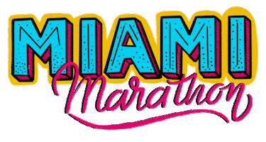 miami marathon Sticker by Leti Romano
