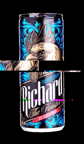 VitinkaKozluk giphygifmaker richard Energy drink rooster GIF