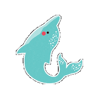 Afterswim ocean sea dolphin 수영 Sticker