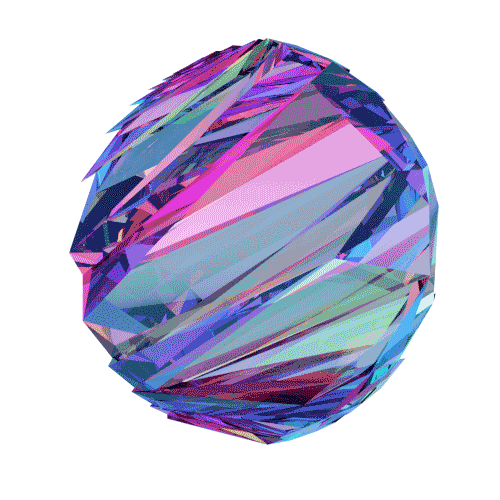 3D Sphere Sticker by Vince Mckelvie