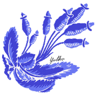 Blue And White Summer Sticker by YOLKE