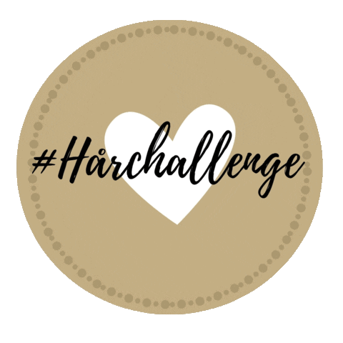 Hårchallenge Sticker by Hjärtligt