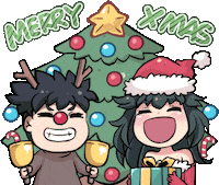 Merry Christmas Sticker by Jin