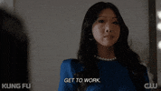 Tv Show Work GIF by CW Kung Fu