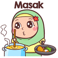 Muslim Eating Sticker by Bear Boss Buddies