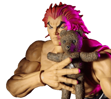 Yujiro Hanma Baki Sticker by ositolikeme