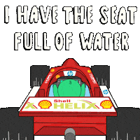 Racing Penguin Sticker by Abster