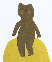 bear walk GIF by Philippa Rice