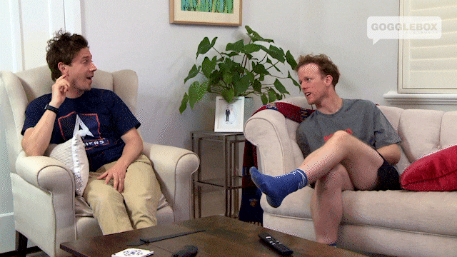 Talk Talking GIF by Gogglebox Australia