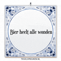Humor Bier GIF by Tegelspreuken.nl