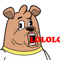 He He He Lol Sticker by Meme World of Max Bear