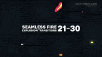 Animated Seamless Fire Explosion Transitions 21 30