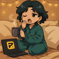Sleepy Hot Chocolate GIF by Persona