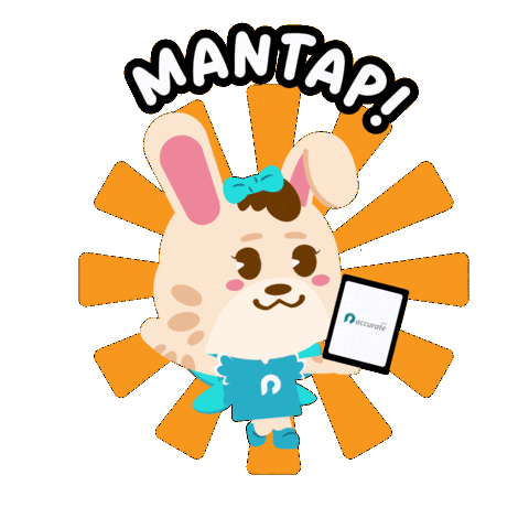 Rabbit Deer Sticker by Accurate Indonesia