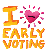 Vote Early Election 2020 Sticker by Art of Voting Early