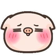 Happy Pig Sticker