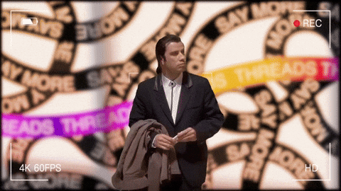peachykatlive travolta pulp fiction threads travolta meme GIF
