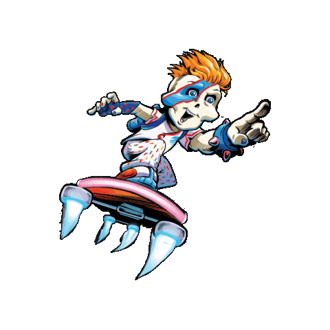 Click Lets Go Sticker by Craniacs World