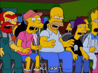 Shocked Episode 11 GIF by The Simpsons