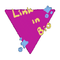 hellohal sparkle link bio triangle Sticker