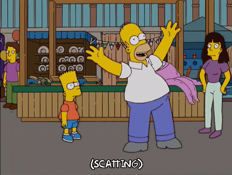 happy homer simpson GIF