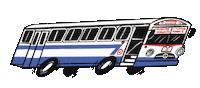 Ride Bus Sticker by Diez