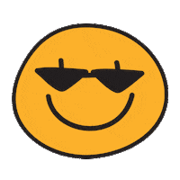 Happy Fun Sticker by Mia Glansie