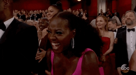 Happy Viola Davis GIF by The Academy Awards