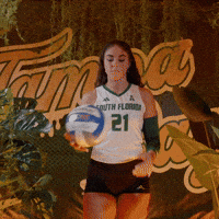 South Florida Volleyball GIF by USF Athletics