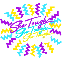 SheToughFitness shetough shetough fitness Sticker