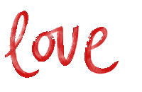 Handwriting Love Sticker