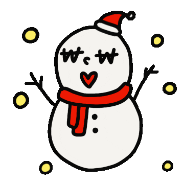 Money Snowman Sticker