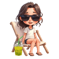 Summer Beach Sticker