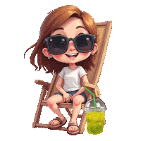 Summer Beach Sticker