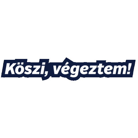 Graduation Graduate Sticker by Corvinus University of Budapest