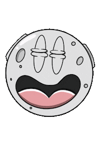 brandondmart happy excited space vibes Sticker