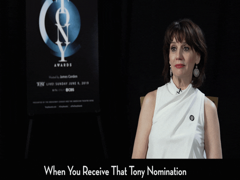 broadway laughter GIF by Tony Awards