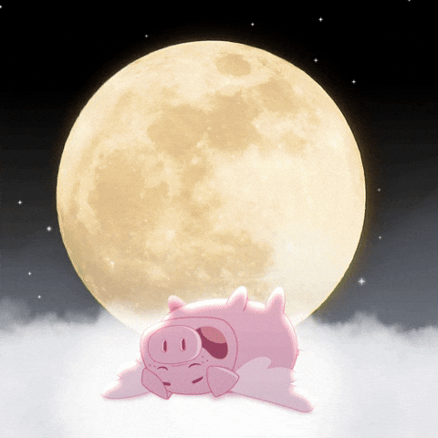 Tired Good Night GIF by PositivelyPigasus