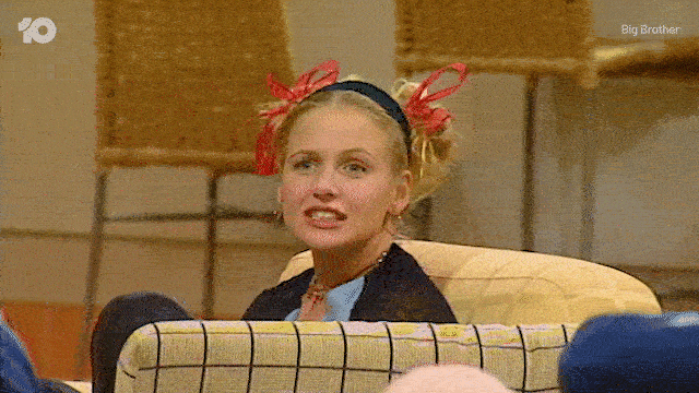 Shock Jessica GIF by Big Brother Australia