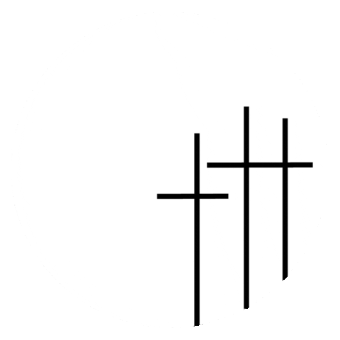 Circle Cross Sticker by Calvary Temple International