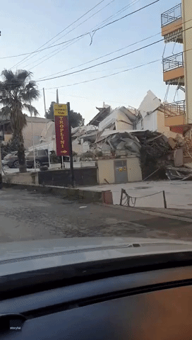 Beachfront Hotel Among Buildings Utterly Destroyed in Deadly Albanian Earthquake