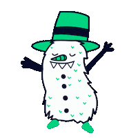 Christmas Monster Sticker by Leagas Delaney Hamburg