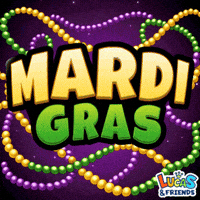 New Orleans Party GIF by Lucas and Friends by RV AppStudios