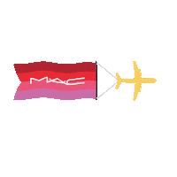 Travel Flying Sticker by M.A.C