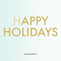 merry christmas happy holidays GIF by HelloGiggles