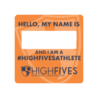HighFivesFoundation high five high fives high fives foundation high five foundation Sticker