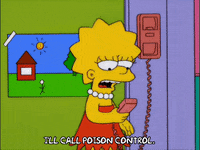 lisa simpson phone GIF
