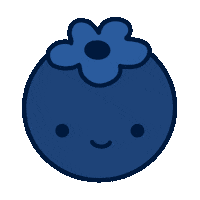 Blueberry Baking Sticker by Rena Germany