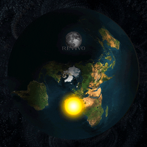 PRETTYDAMNGREAT giphyupload sun moon world GIF